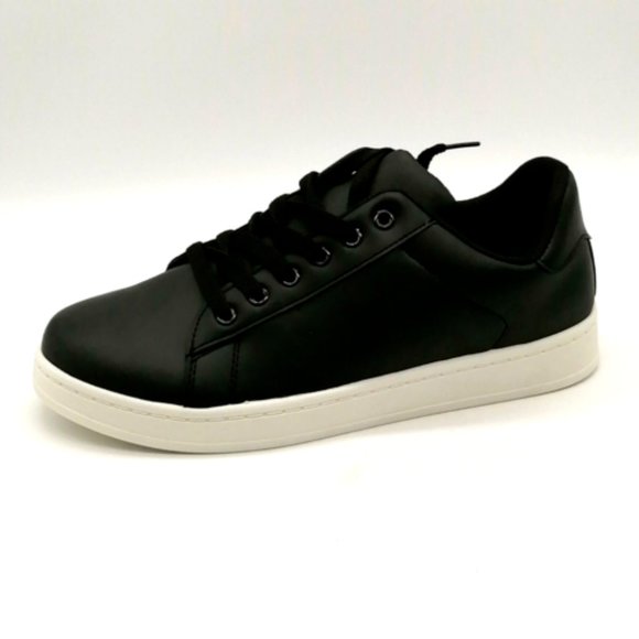 Vepose Womens Flat Heel Lace Up Sneaker Cushioned Insole Black‎ Sz 11 NEW - Picture 1 of 10